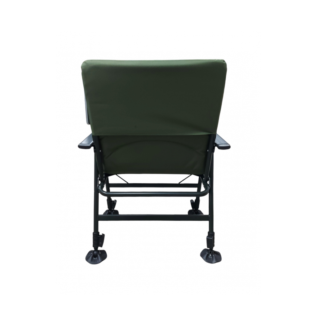 Šaranska stolica MARSHALL sa naslonom – tamno zelena v2