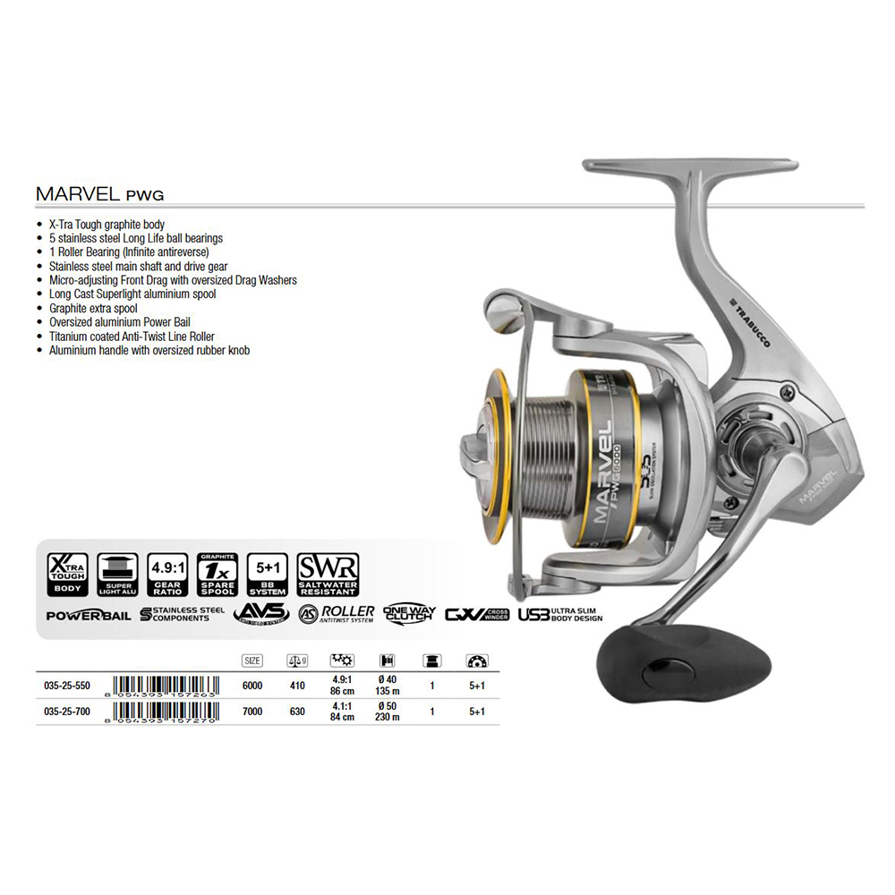 Mašinica TRABUCCO Marvel PWG 5+1BB v1