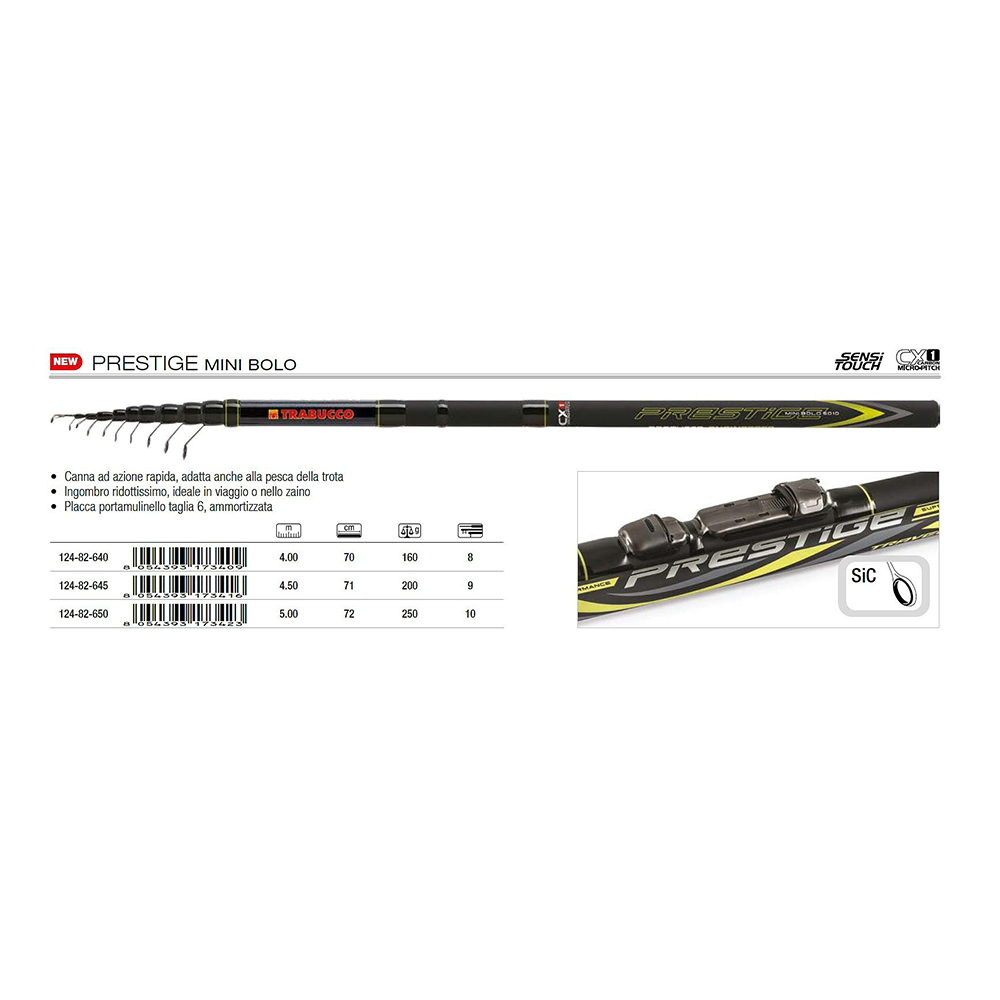 Štap TRABUCCO Prestige Mini Bolo 4,5mdo 20g v1