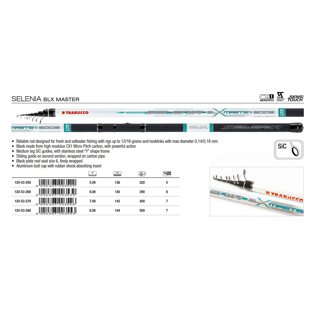 Štap TRABUCCO Selenia BLX Master 5m 12-16g v1