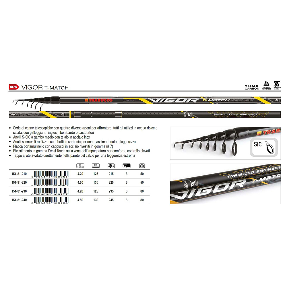 Štap TRABUCCO Vigor T-Match 4,2m0-50g v1