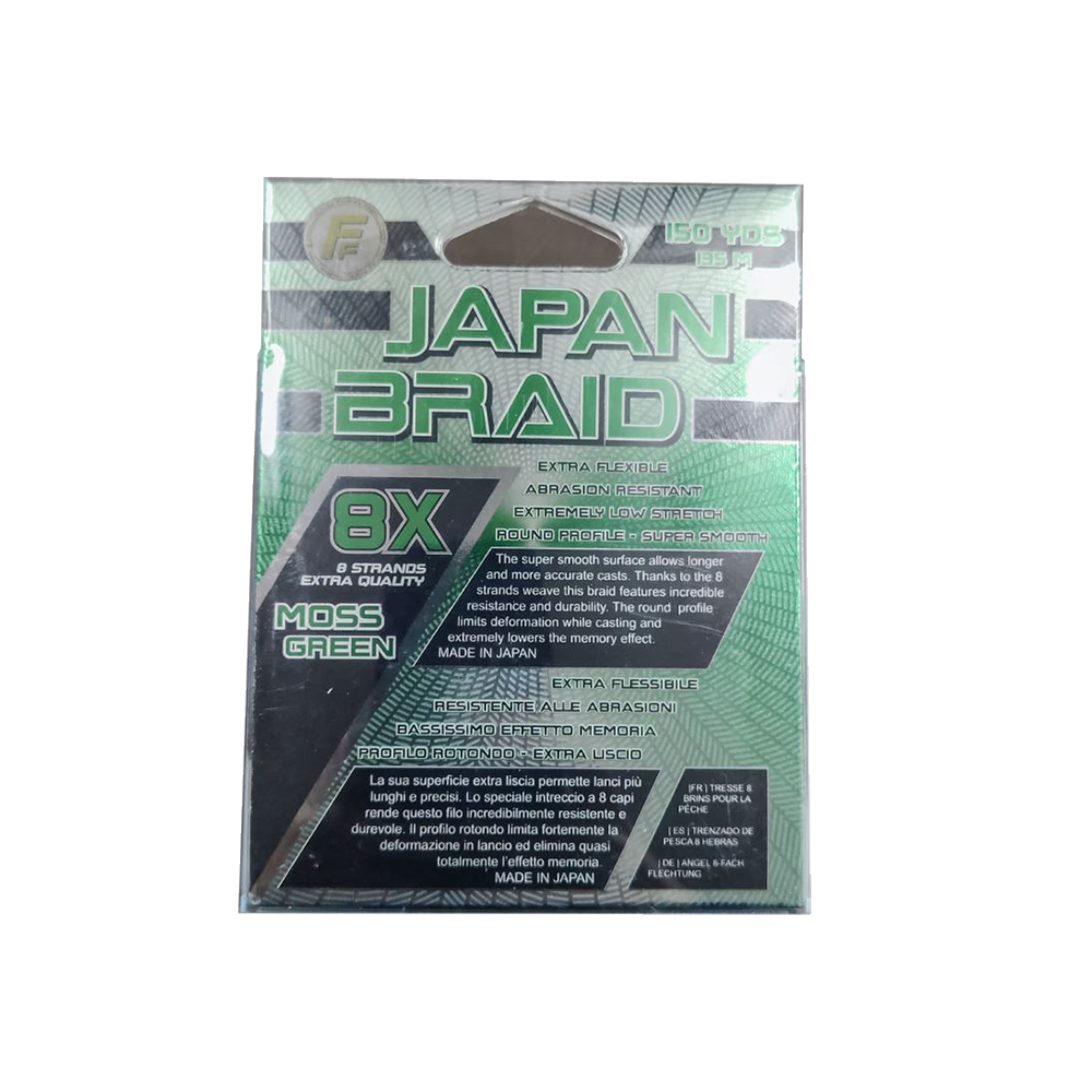 Struna FISHING FERRARI Japan Braid 8X 135m – Moss Green V2
