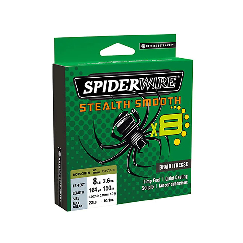 Struna SPIDERWIRE Stealth Smooth 150m Moss Green v1